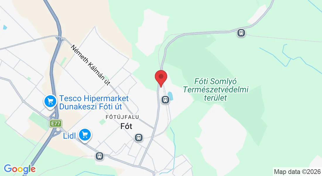 Térkép: Fót, Árvácska utca 124.